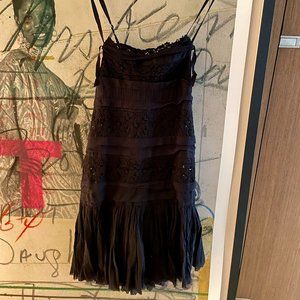 Free People Black Mini Dress Size XS